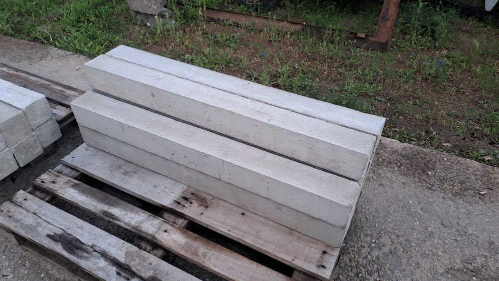 nadproża betonowe pozostałe po budowie