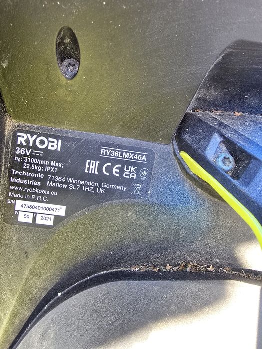 Kosiarki akumulatorowe Ryobi 36V RY36LMX46A
