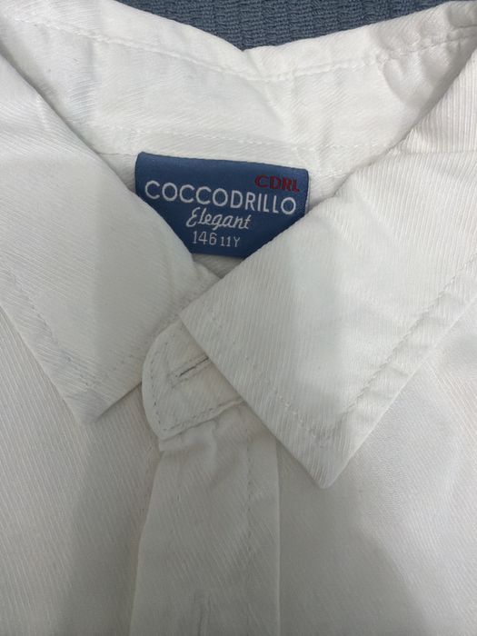 Koszula biała rozm 146 Coccodrillo