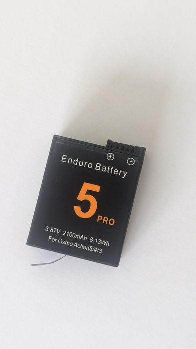 Акумулятор Enduro Battery JH-AC5 для екшн-камер DJI Osmo Action 3, 4, 5 Pro та 6.