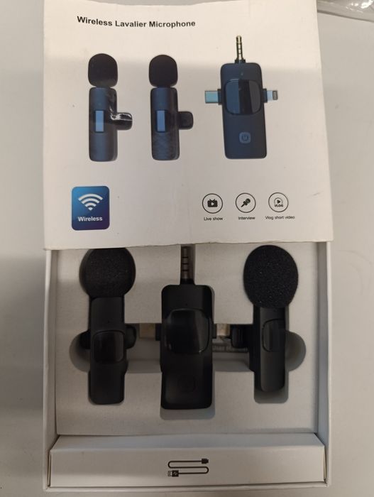 Microfone wireless lavalier