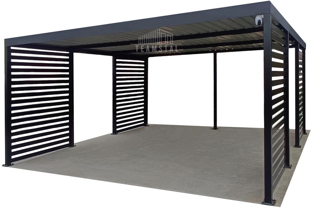 CarPort PREMIUM Wiata samochodowa 5x5 dodatkowa zabudowa TS1027