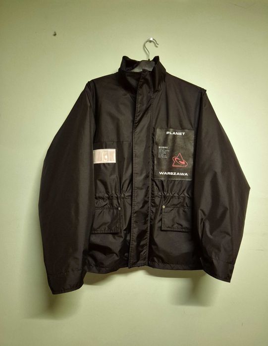 Kurtka misbhv czarna utility Jacket planet streetwear przejściowa