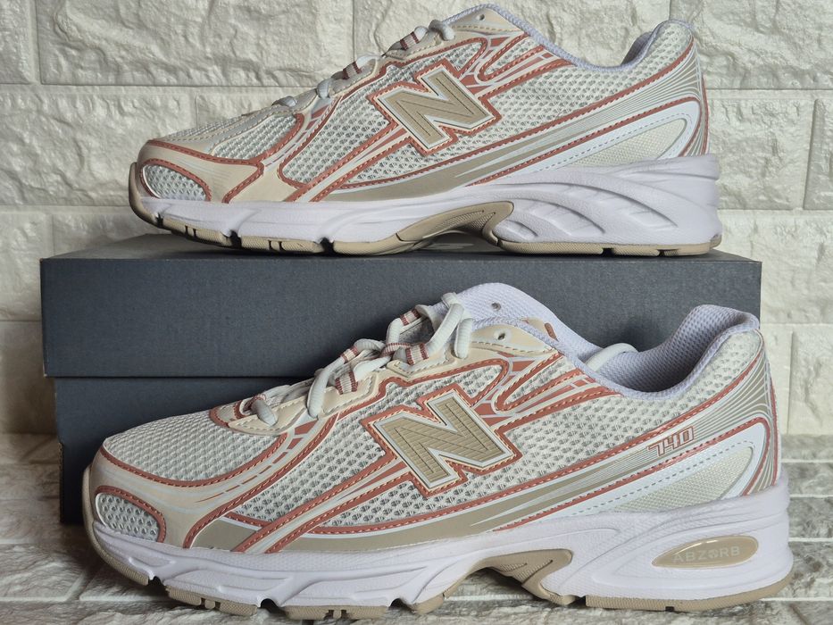 New Balance 740 | Beige Red | 43 (27.5 см)