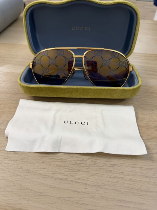Okulary Gucci z monogramem