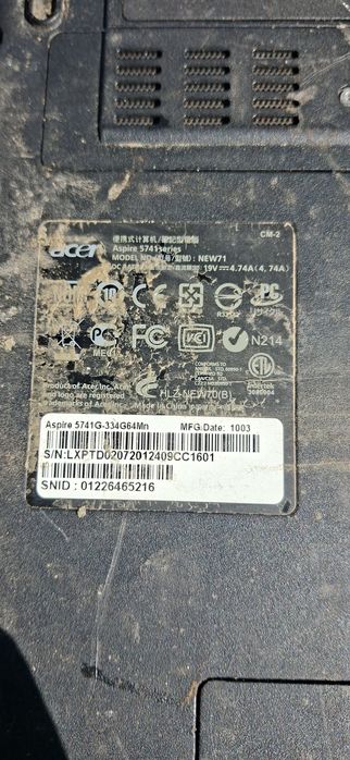 Acer Aspire 5741