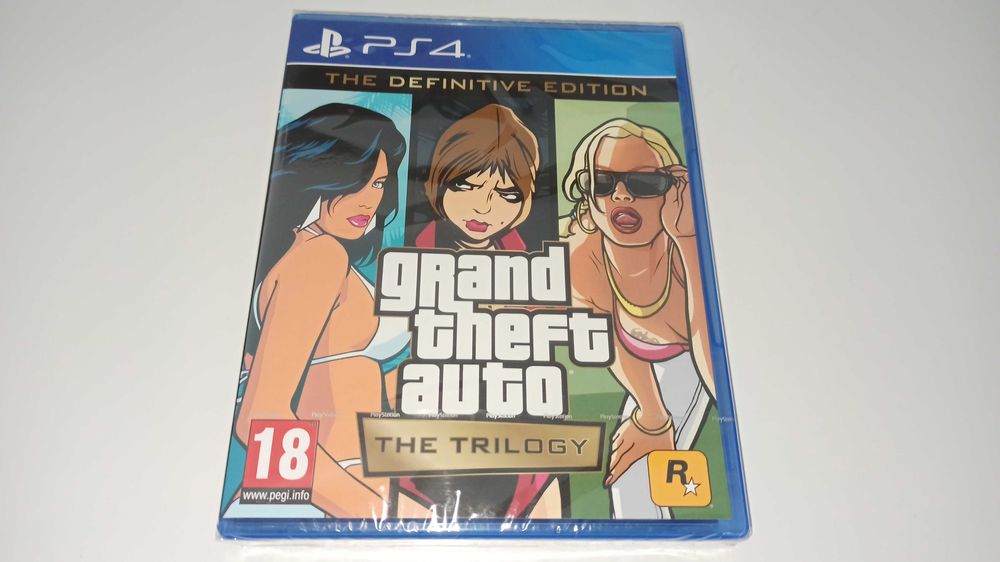 ps4 GTA GRAND THEFT AUTO TRILOGY po polsku 3 gry nowa v1