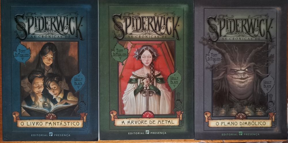Pack de 4 livros Spiderwick