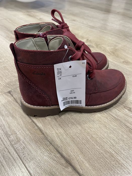 Дитячі ботінки Clarks нові