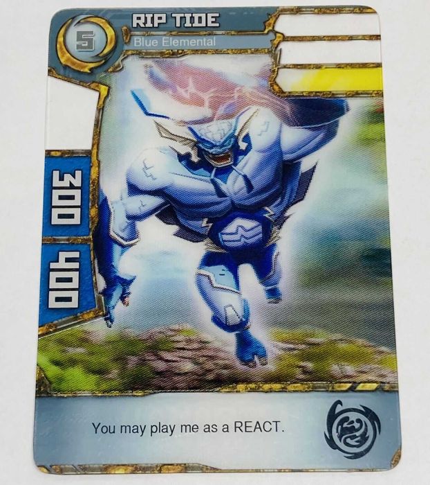 2011 Redakai Conquer the Kairu: Rip Tide carta transparente