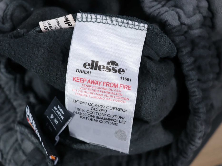 Ellesse męskie spodnie dresowe joggery dresy bawełna jogger XS