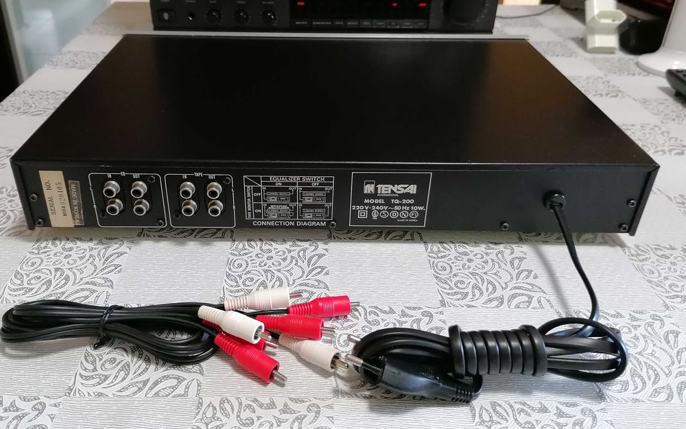 Excelente Equalizador Tensai TQ-200, Em Excelente Estado, (Como Novo)