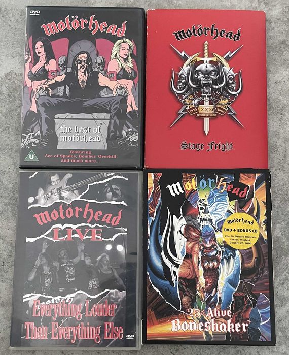 DVD Motörhead, koncerty 4 szt