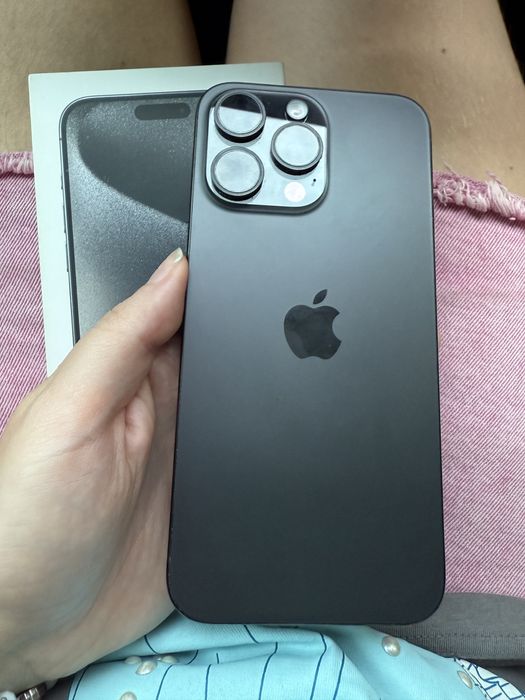 Iphone 15 pro max 256gb ! Физ сим ,90% батарея ! Официальный