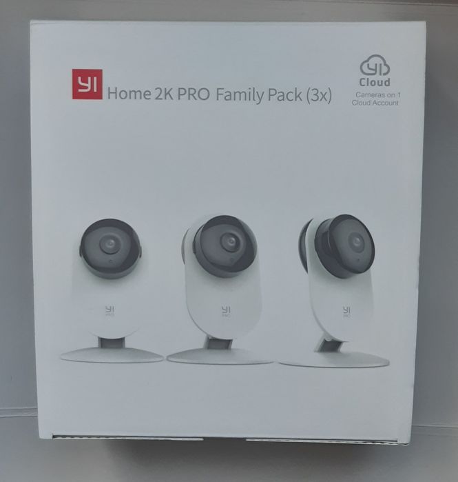 3 Камеры видеонаблюдения YI Pro 2K  Wi-Fi  умное обнаружение