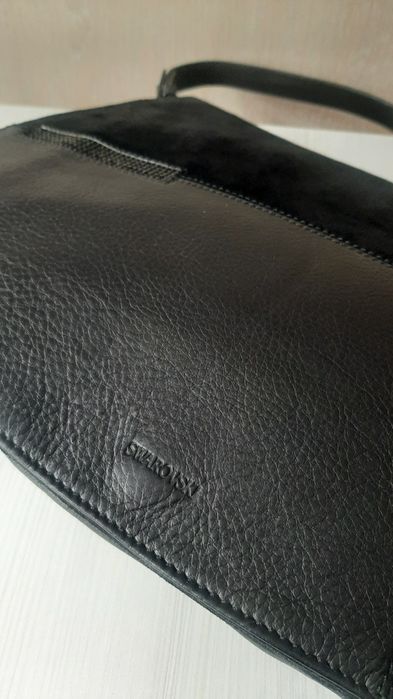 Шкіряна сумка Swarovski