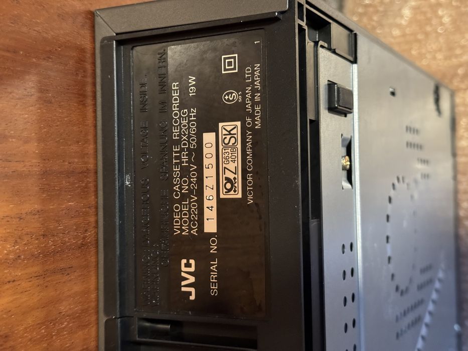 Leitor Gravador VHS JVC