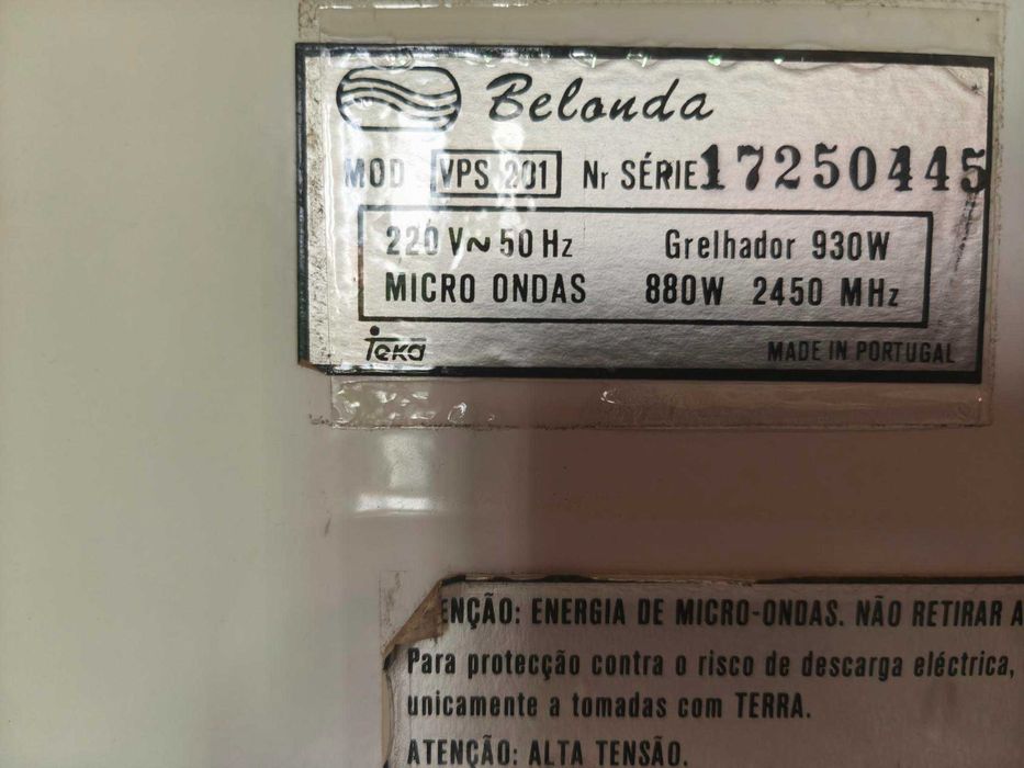 Microondas Belonda/Teka