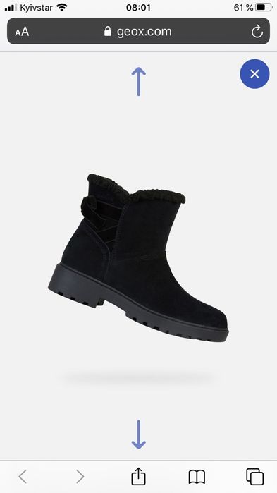 Зимние сапоги GEOX 30, 31 размер, ботинки GEOX