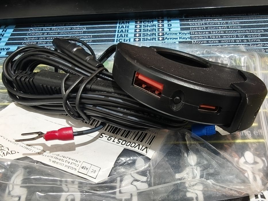 Carregador telemóvel para mota