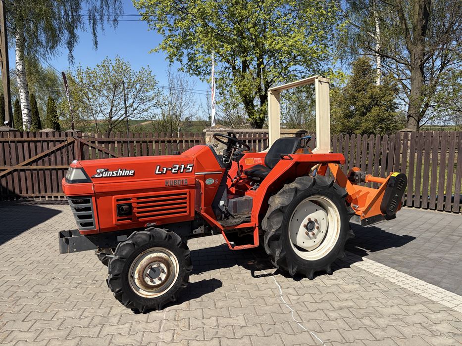 Traktorek kubota 21 km 3 cylindry 4x4 rewers walek dobry stan kosiarka