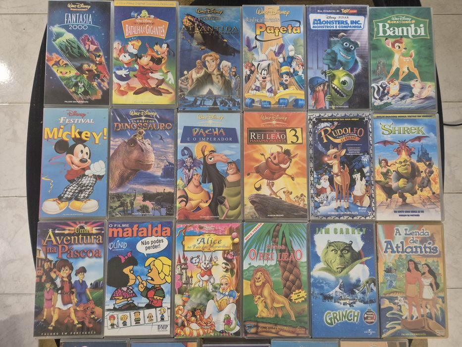 Filmes VHS Infantis Disney e Outros - Preços Variados