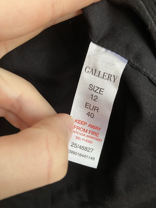 kamizelka czarna z cekinami ćwiekami wiązana rustykalna dunnes stores