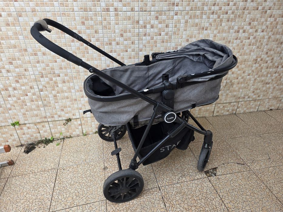 Carrinho de Bebé Infanti Start 3 em 1 – Ovo + Carrinho – Muito Bom Estado