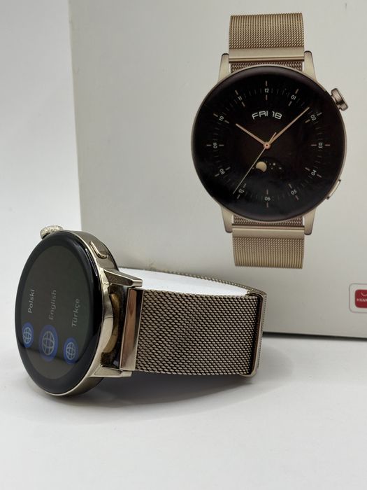 Huawei Watch GT3 42mm MIL-B19 Gold Steal Halogsm Piotrkowska 19