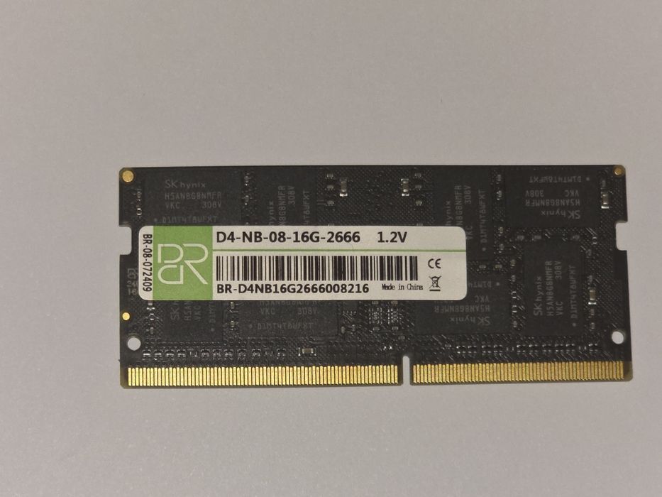 Pamięć RAM DDR4 sodimm D4-NB-08-16G-2666