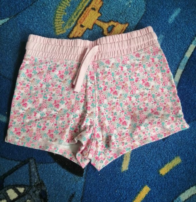 Spodnie spodenki kwiatki next 3 latka 98