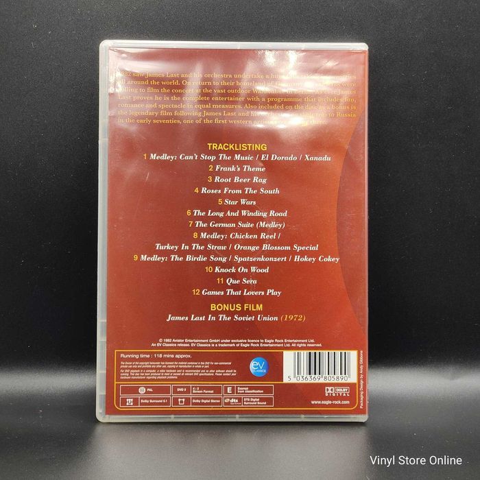 DVD Música - James Last - Live In Berlin - Ref.MCLE Corroios • OLX.pt
