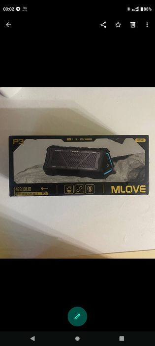Колонка MLOVE  чорна нова