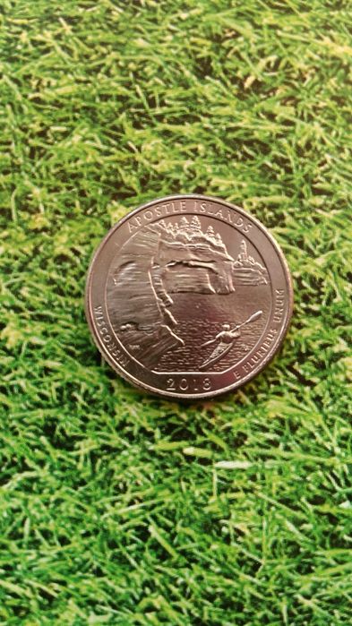 Монета Quarter Dollar, 2018, перевёртыш