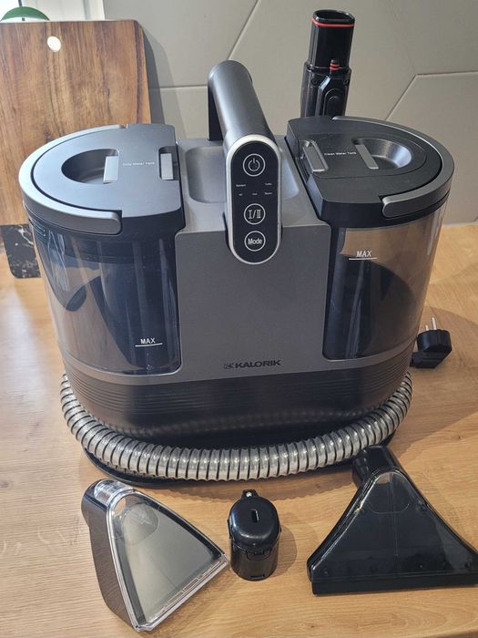 Odkurzacz Piorący czyszczący z Parą czyścik parowy do dywanów tapicerek foteli itp. SVC2000 Kalorik 1700W spotcleaner