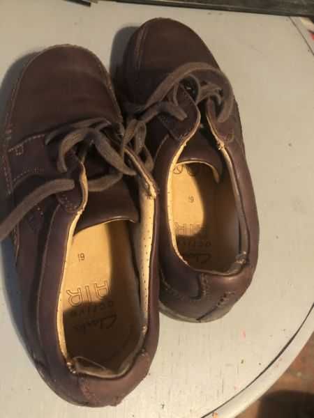 męskie brązowe buty skórzane 41
