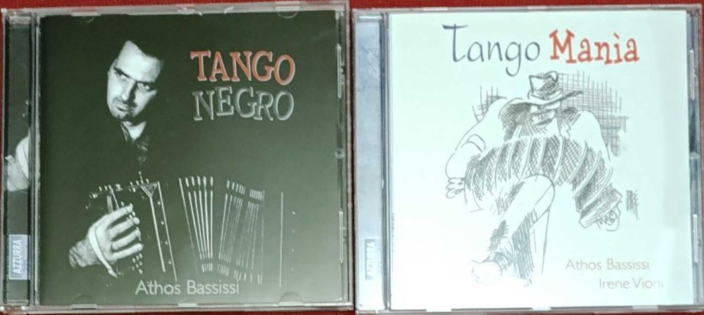 2 фірмені  CD Athos Bassissi " Tango Negro" " Tango Mania "