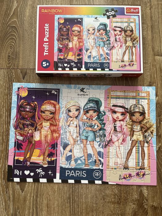 Puzzle 100, 5+ Rainbow High