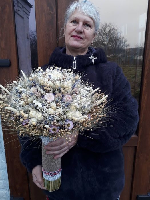 Букет з сухоцвітів