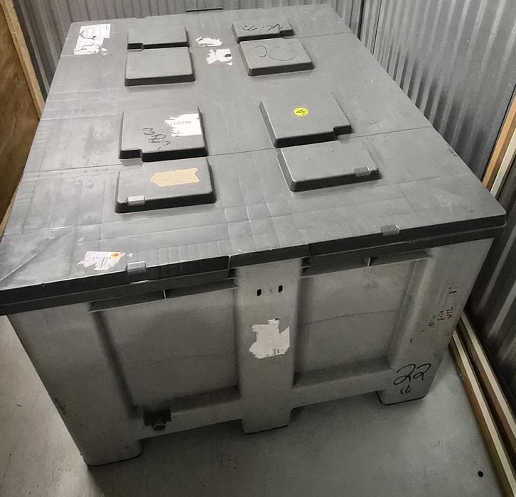 Palote/Contentor plástico 1200x1000x760mm para armazenagem/transporte
