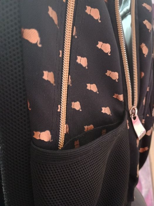 Plecak szkolny  firmy HEAD w złote kotki