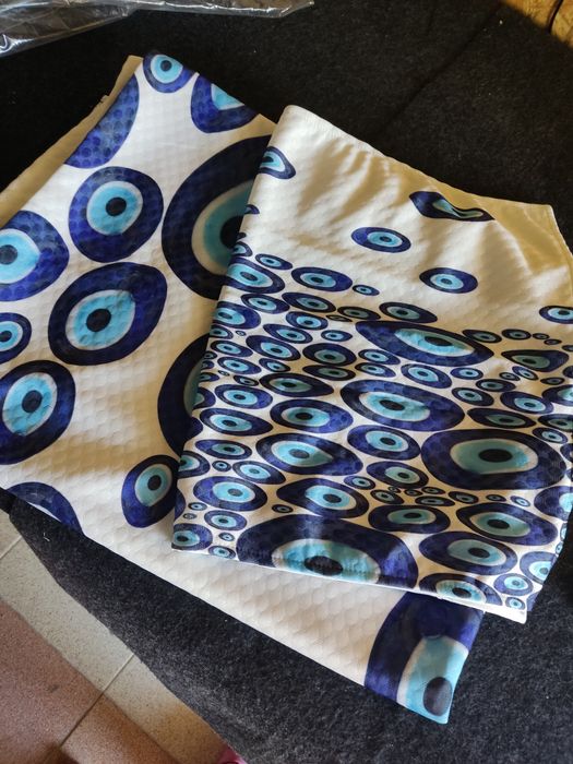 Zestaw narzut Evil Eye Blue  ABAKUHAUS