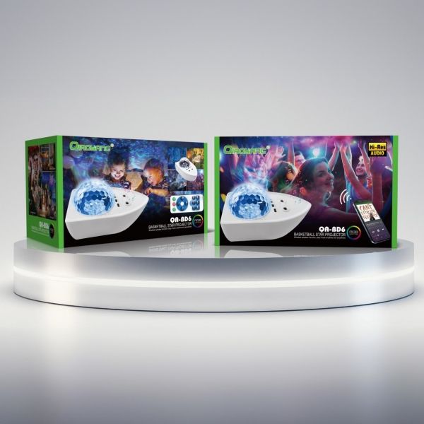 Projetor Estrela RGB com Altifalante Bluetooth QA-BD6