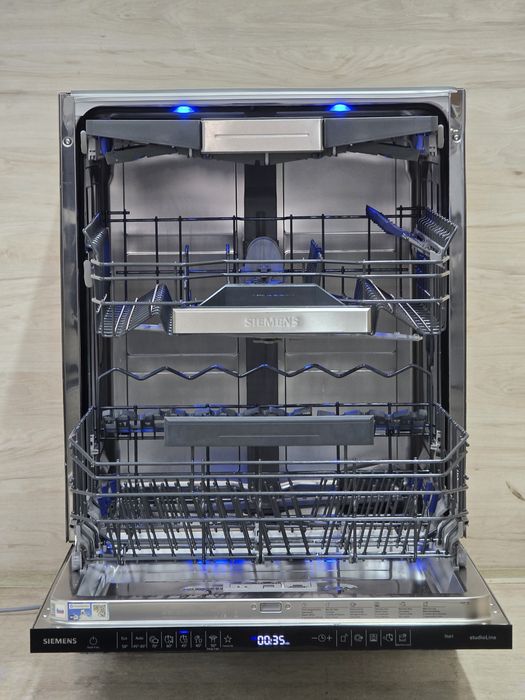 Топова Посудомийка Siemens Підсвітка Проекція Zeolite 2022 рік Топ.стан HomeConnect Висота 84см