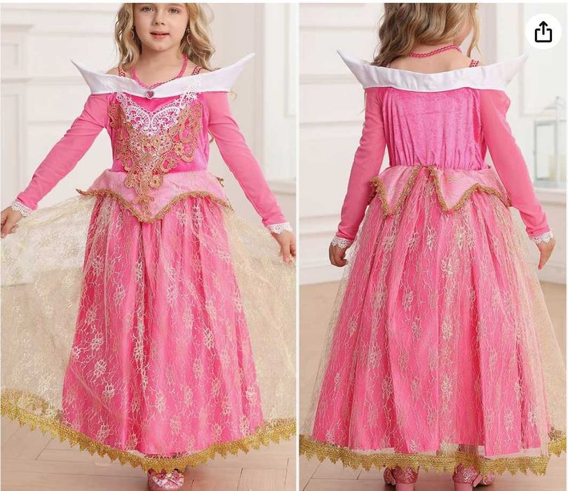 Carnival Princess Dress - Like New Condition Size 7-8