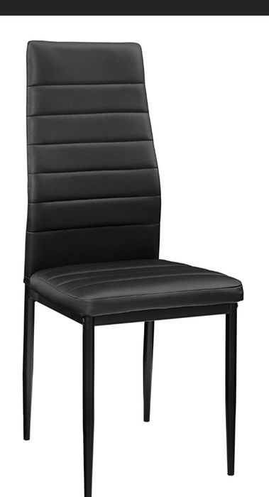 Krzesła czarne 4 sztuki