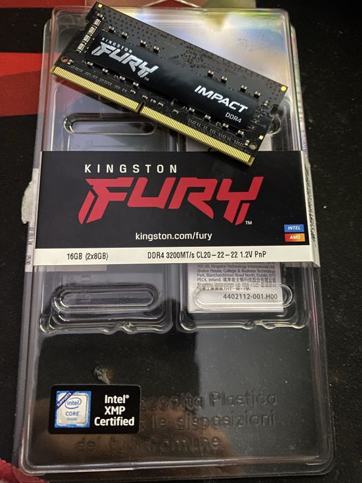 NOWA 1 kość RAM Kingston Fury 8GB DDR4 3200MHz