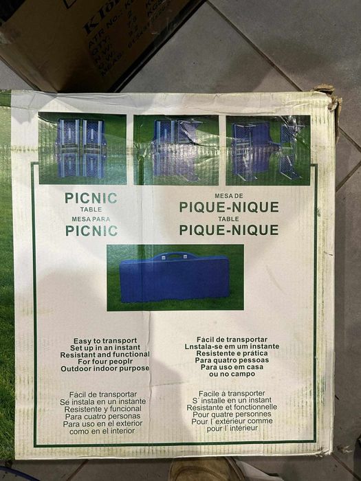 Przenośny stolik piknikowy