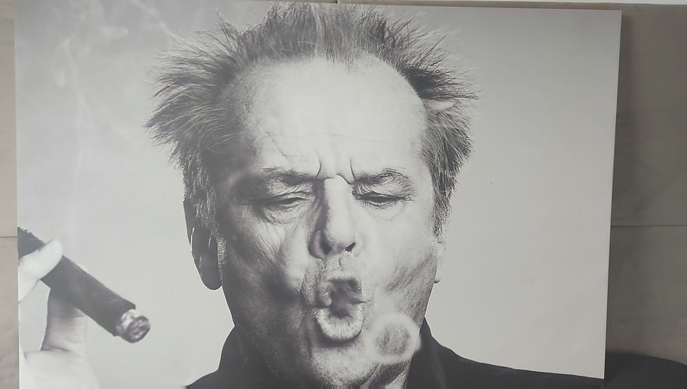 Loftowy Obraz 120 x 80 na ramie Jack Nicholson