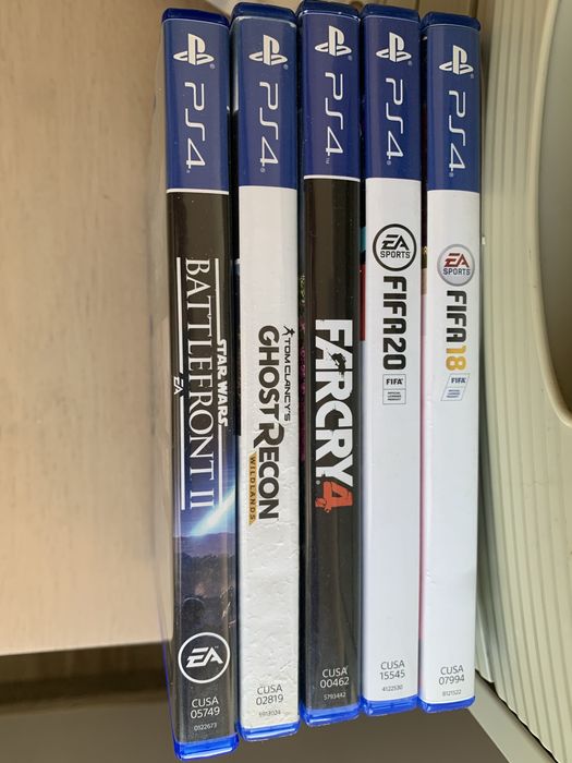 Jogos PS4 pouco uso